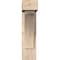 Ekena Millwork Thorton Block Smooth Bracket w/ Offset Brace, Douglas Fir, 5 1/2"W x 14"D x 22"H BKT0604X14X22THR05SDF - alternate 3
